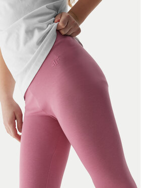 4F Leggings 4FJWSS24TTIGF130 Ružičasta Slim Fit