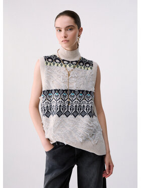 Liu Jo Liu Jo Maglione WF6105MA44SL9198 Bianco Regular Fit