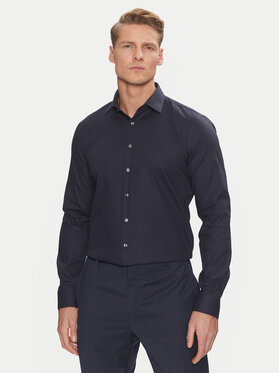 Calvin Klein Calvin Klein Krekls Non Iron Tonal Strct Slim Shirt K10K113848 Tumši zils Regular Fit