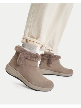 Skechers Skechers Cizme de zăpadă Waterproof Relaxed Fit: On-The-GO Stellar - Cozy Step 144745/DKTP Maro închis