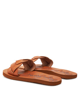 Pepe Jeans Natikači Bali Braided PLS70148 Rjava