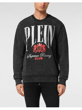 PHILIPP PLEIN PHILIPP PLEIN Mikina 22623 Čierna Regular Fit