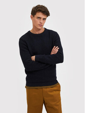 Selected Homme Selected Homme Pullover Vince 16059390 Dunkelblau Regular Fit