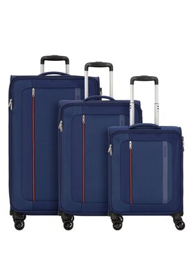 American Tourister American Tourister Komplet walizek 318128 Błękitny