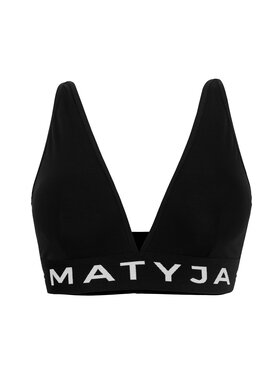 Magda Matyja Magda Matyja Biustonosz top EMMA WHITE BRA Czarny