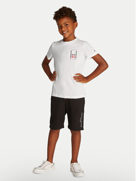 Tommy Hilfiger Tommy Hilfiger T-Shirt KB0KB09536 D Biały Regular Fit