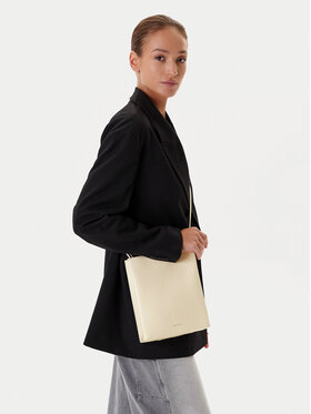 Calvin Klein Calvin Klein Ročna torba Line Ns Crossbody Lth Bag LV04F3005G Bela