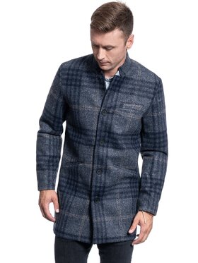 Only & Sons Only & Sons Płaszcz ONSWILBURT CHECK COAT BOX Szary Regular Fit