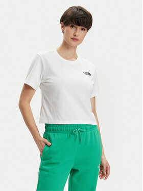 The North Face The North Face Póló Simple Dome NF0A87U4 Fehér Relaxed Fit