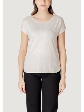 ICHI ICHI T-shirt IHREBEL SS6 Beige Shirt Fit