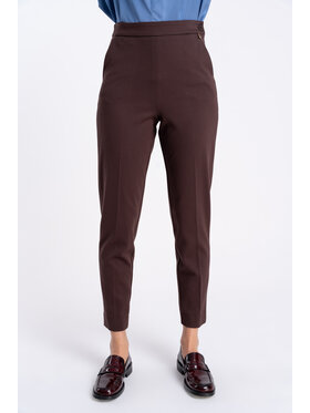 CLICK CLICK Παντελόνι υφασμάτινο 30-455 Καφέ Regular Fit