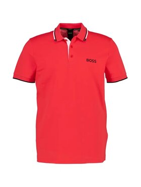 BOSS BOSS Polo 50469102-641 Czerwony Regular Fit
