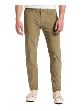 Lee Lee Spodnie materiałowe 112355872 Beżowy Regular Fit