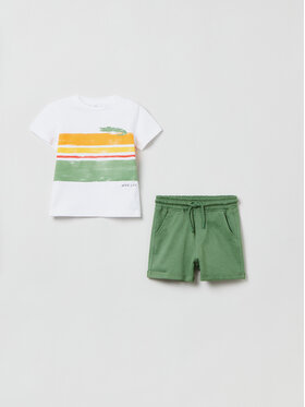 OVS OVS Completo t-shirt e pantaloncini sportvi 1759096 Verde Regular Fit