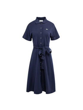 Lacoste Lacoste Sukienka codzienna EF7923-166_40 Granatowy Fitted Fit
