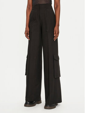 HUGO Hugo Pantaloni palazzo Himana 50518970 Nero Regular Fit