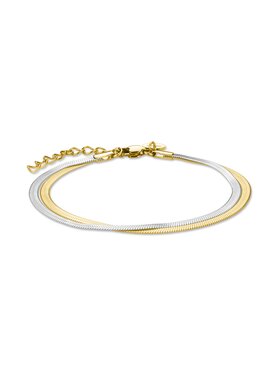 Rosefield Rosefield Bransoletka Duotone Snake Bracelet Kolorowy
