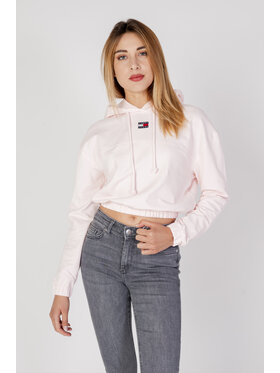 Tommy Jeans Tommy Jeans Felpa TJW ELASTICATED Rosa To Fit