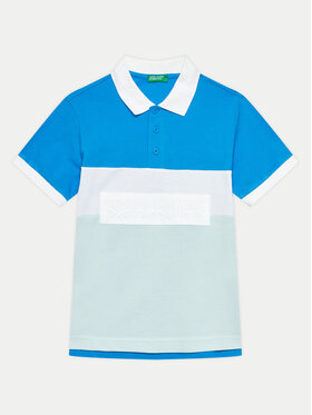 United Colors Of Benetton United Colors Of Benetton Polo särk 3088C301G Sinine Regular Fit