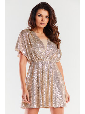 Awama Awama Abito da sera A488 Beige Basic Fit