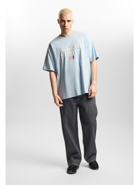 PROSTO. PROSTO. T-Shirt Sport Niebieski Oversize