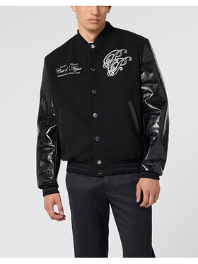 PHILIPP PLEIN PHILIPP PLEIN Bundy bomber 29074 Čierna Regular Fit