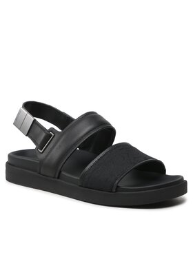 Calvin Klein Calvin Klein Sandále Back Strap Sandal Mono Jq HM0HM00970 Čierna