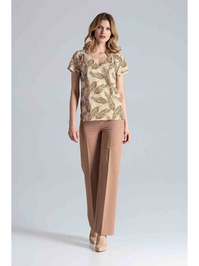 FIGL FIGL Bluzka M665 Kolorowy Regular Fit