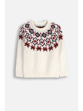 Coccodrillo Coccodrillo Sweter ZC5172102EJG-003 Écru Regular Fit