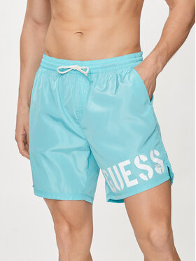 Guess Guess Szorty kąpielowe F4GT28 WG292 Błękitny Regular Fit