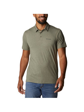 Columbia Columbia Polo Columbia Tech Trail Polo Shirt Zielony Regular Fit