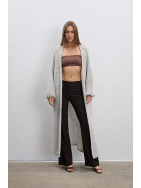 Fobya Fobya Kardigan F2111 Szary Basic Fit