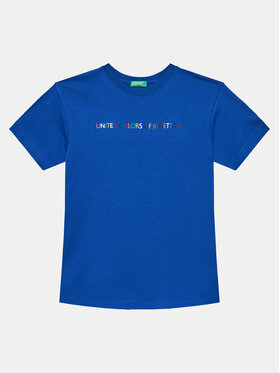 United Colors Of Benetton United Colors Of Benetton T-shirt 3I1XC10JL Plava Regular Fit