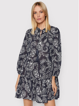 Seafolly Seafolly Paplūdimio suknelė Folklore Tier 54603-DR Tamsiai mėlyna Relaxed Fit