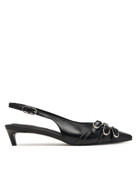 Tommy Jeans Tommy Jeans Pumps Tjw Sling Back Kitten Heels EN0EN03171 Schwarz