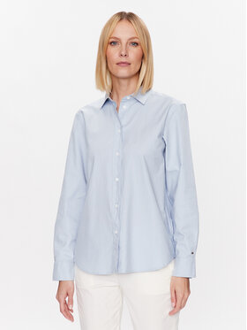 Tommy Hilfiger Tommy Hilfiger Marškiniai Oxford WW0WW37989 Mėlyna Relaxed Fit