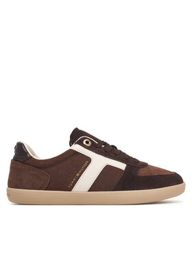 Tommy Hilfiger Tommy Hilfiger Sneakersy Th Tribeca Sneaker Suede FW0FW09596 Brązowy
