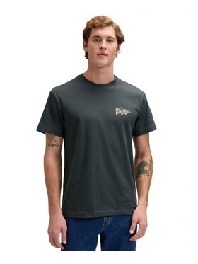 Lee Lee T-shirt FLAG TEE Nero Regular Fit