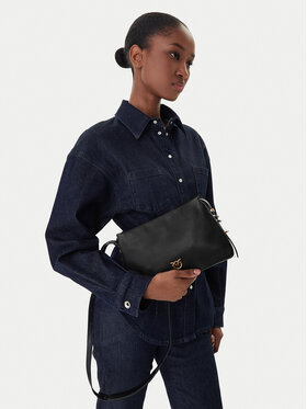 PINKO PINKO Ročna torba Triplet Mini AI 25-26 PLTT 05883 A0QO Črna