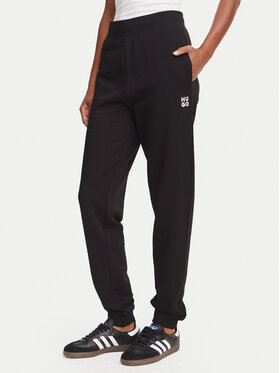 HUGO HUGO Pantaloni da tuta Nelfinia 50522417 Nero Regular Fit
