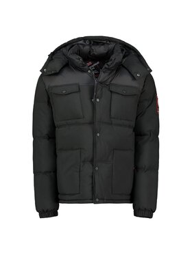 Geographical Norway Geographical Norway Kurtka puchowa WY3882H/GN-NOIR Czarny Regular Fit