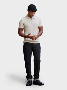 Ombre Ombre Polo OM-POSS-0132 Écru Regular Fit