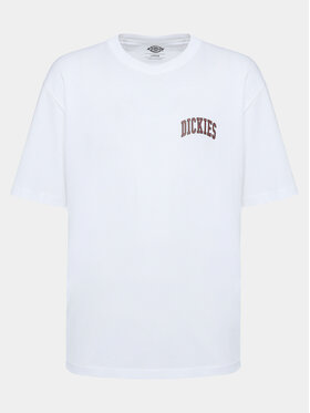 Dickies Dickies Majica Unisex Aitkin DK0A4Y8O Bela Regular Fit
