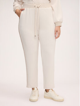 Fiorella Rubino Fiorella Rubino Pantaloni di tessuto P886L002548N002 Bianco Regular Fit
