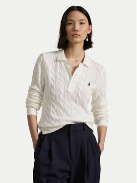 Polo Ralph Lauren Polo Ralph Lauren Πουλόβερ 211959100 Λευκό Regular Fit