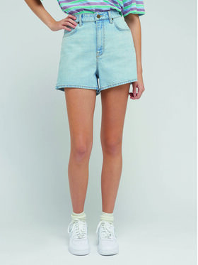 Lee Lee Szorty jeansowe Carol L37CHGB33 112330588 Błękitny Regular Fit