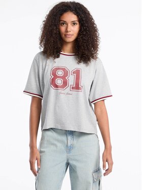Guess Jeans Guess Jeans T-Shirt 176643 Grau Classic Fit