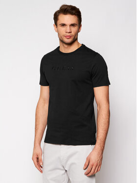 Guess Guess T-shirt Tone-On-Tone Logo M82P64 R7HD0 Nero Regular Fit
