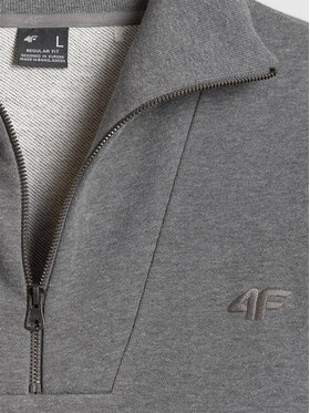 4F 4F Μπλούζα SPORT STORIES 25/26 Γκρι Regular Fit