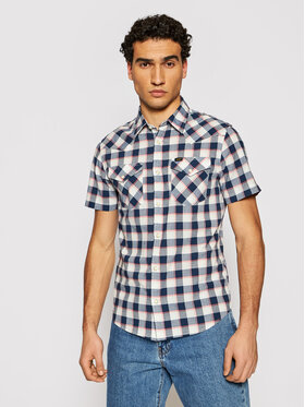 Lee Lee Camicia Ss Western L640KK35 112115279 Blu scuro Slim Fit